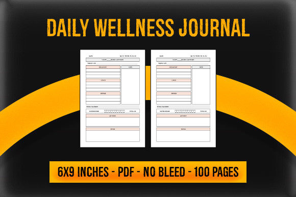 Accelerate Your KDP Business with Ready-to-Use Daily Wellness Journal Interiors
