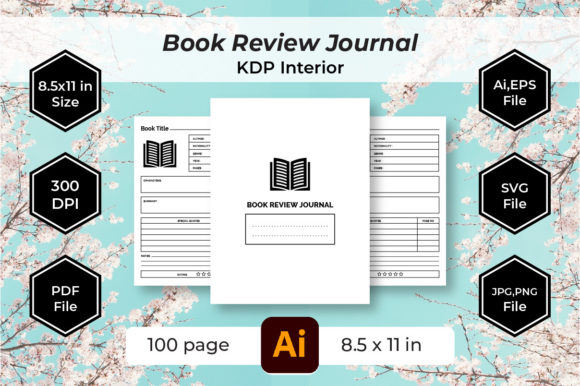 Book Review Journal for KDP Interior: A Publishing Asset