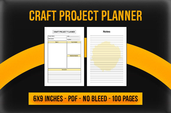Craft Project Planner: Premium KDP Interiors