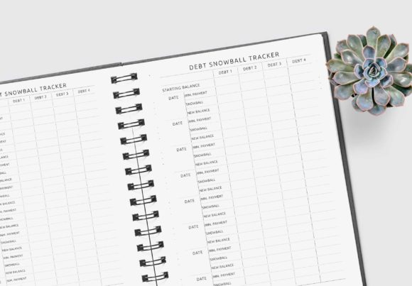 Debt Snowball Tracker: Master Your Finances & KDP Interiors