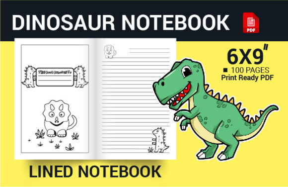 Dinosaur Notebook and Journal for KDP -1: Streamlining Your Low Content Publishing Workflow