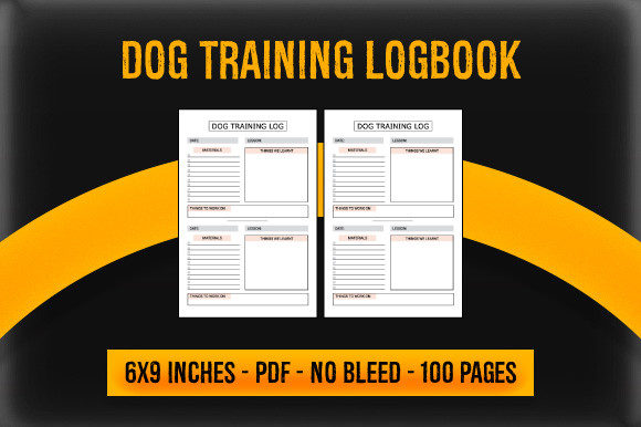 Dog Training Log Book: Ready-to-Use KDP Interiors
