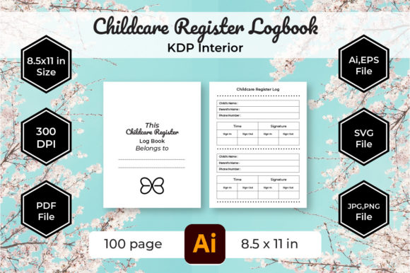 Elevating Low Content Publishing with the Childcare Register Logbook KDP Interior