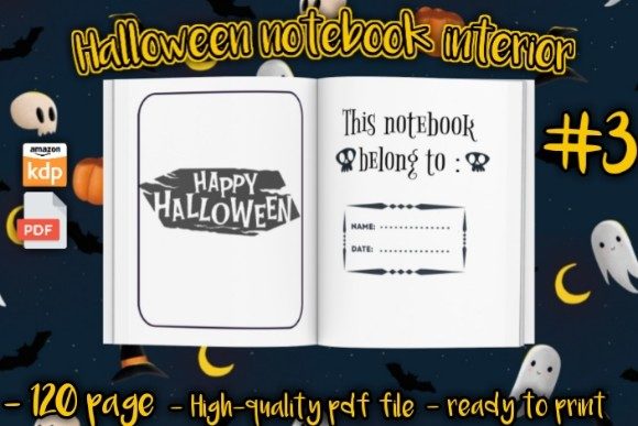 Evaluating Halloween KDP Notebook Interiors: Formats, Customization, and Print Readiness