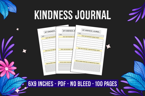 Evaluating Kindness Journal Interiors for Print on Demand and KDP Publishing
