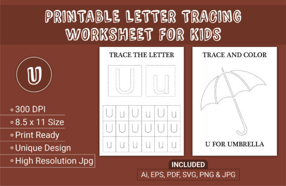 Evaluating Letter Tracing and Coloring Workbook SVG Files for KDP and Home Use