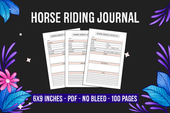 Evaluating the KDP Interior - Horse Riding Journal for Print on Demand