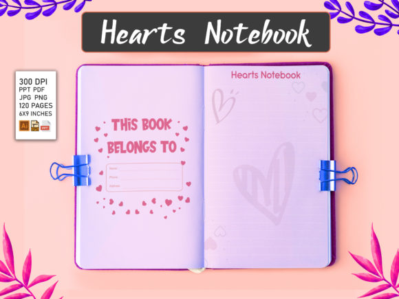 Hearts Printable Notebook KDP Interior: Evaluating Formats, Fit, and Publishing Viability