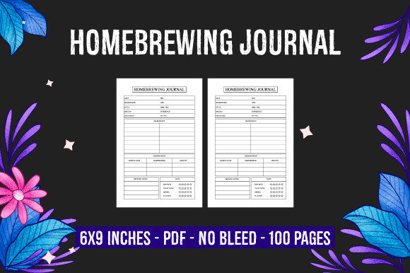 Homebrewing Journal: A Practical Guide to Ready-to-Use KDP Interiors