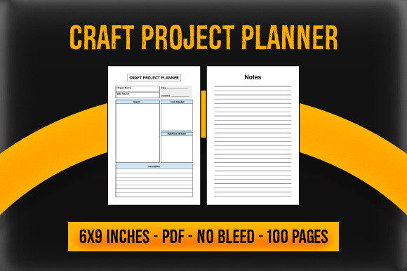 KDP Interior: Craft Project Planner Assets