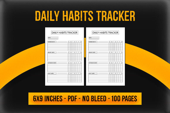 KDP Interior - Daily Habits Tracker: A Practical Resource for Low Content Publishers