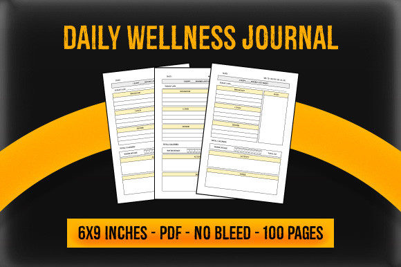 KDP Interior: Daily Wellness Journal for POD