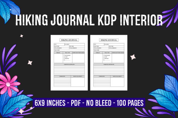 KDP Interior - Hiking Journal: Strategic Implementation for Print on Demand Portfolios