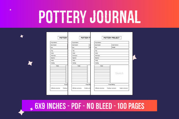 Pottery Journal: Premium KDP Interior Assets