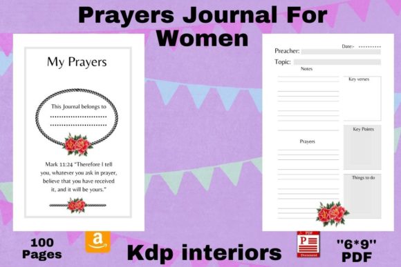 Prayers Journal for Women KDP Interior: Design, Utility, and Publishing Essentials